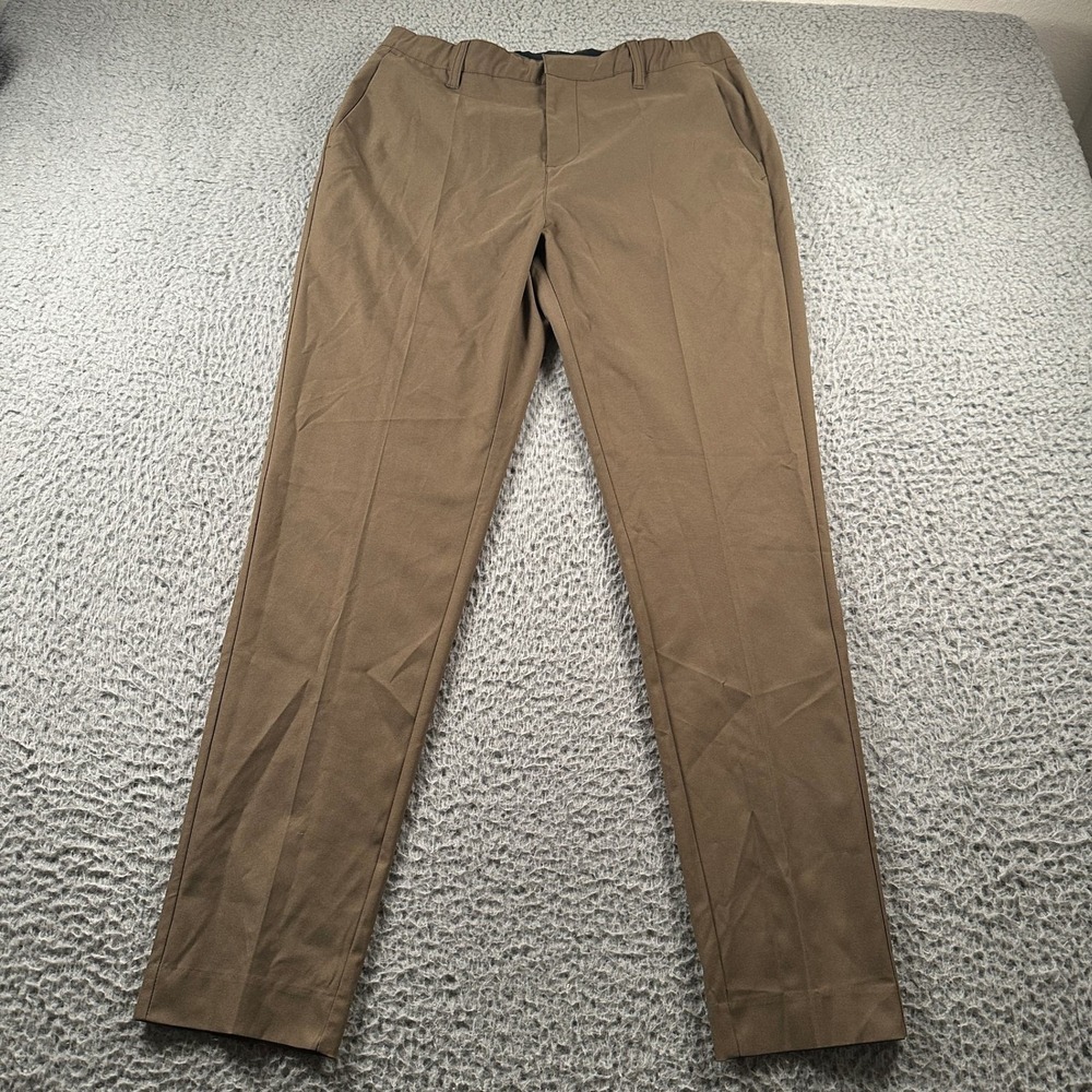 BYLT Premium Basics Executive Pants Mens 33(31 Fits) Fawn Brown Straight Chino